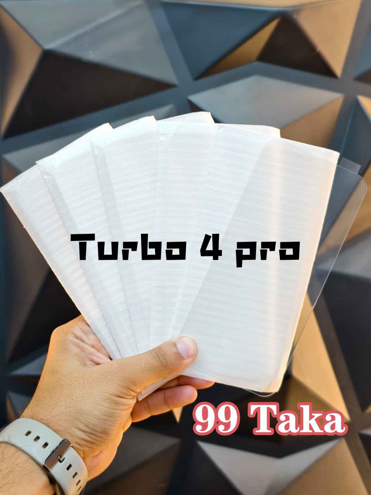 Turbo 4 Pro Full Transparent Screen Protector